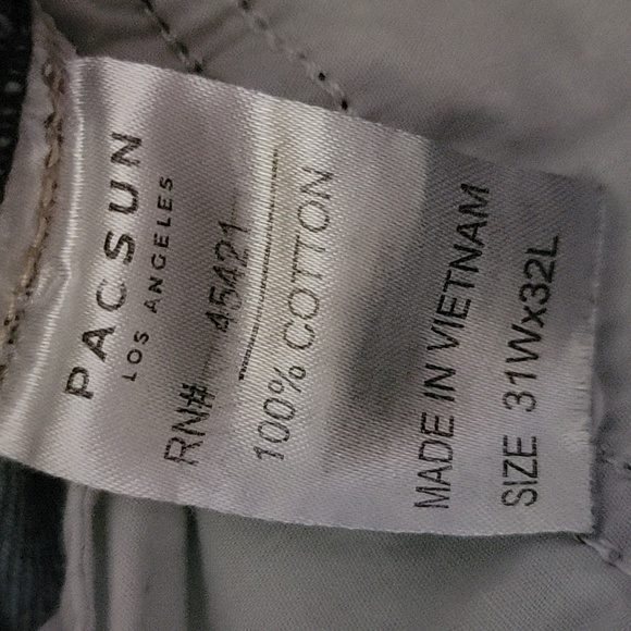 PacSun Slim Medium Wash Jeans/  31X 32. - Picture 13 of 13